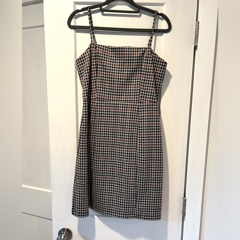 Plaid mini dress. Altard State. Size L.